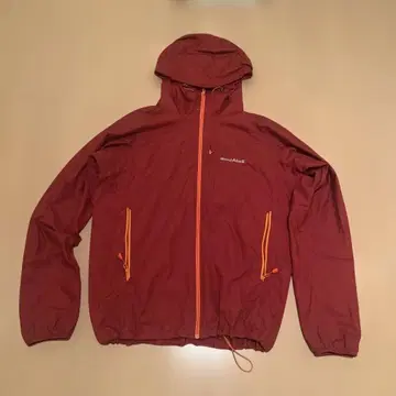 montbell 와인 레드 마운틴 파카 당일 발송 드로 코드 포함