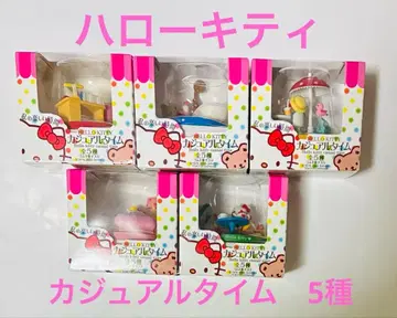 헬로키티 캐주얼 타임 5종 키티 산리오 리멘트 피규어