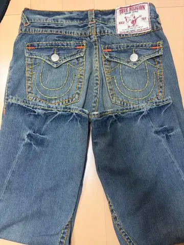 트루릴리젼 조이 슈퍼 T 플레어 데님 34/33