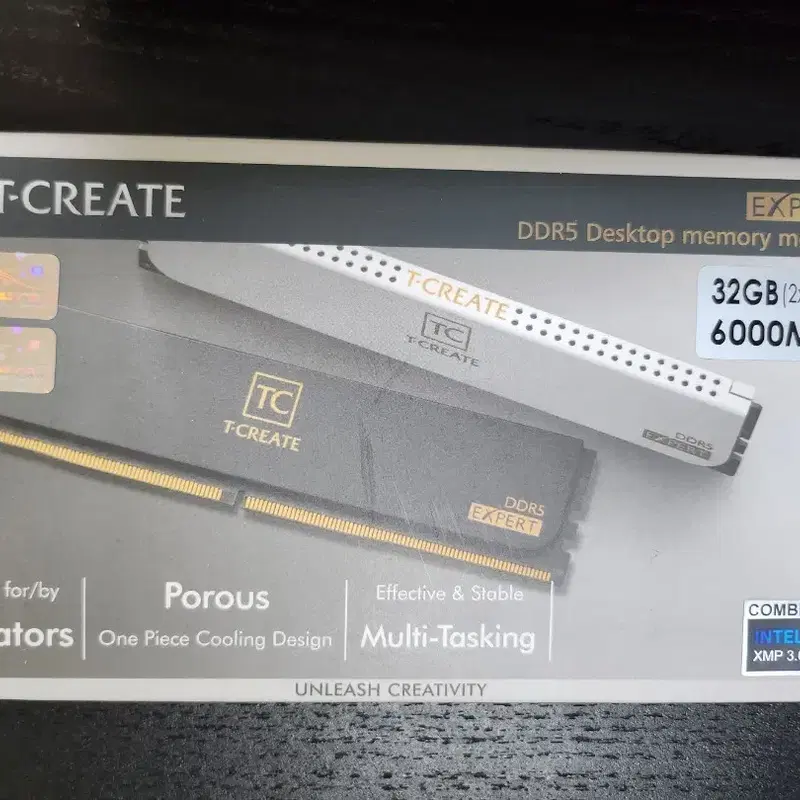 (미개봉) 팀그룹 DDR5 6000 CL30 블랙 팝니다