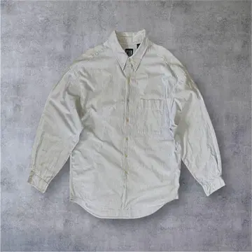 90'S GAP 구택 코튼 셔츠 스트라이프 올드 갭