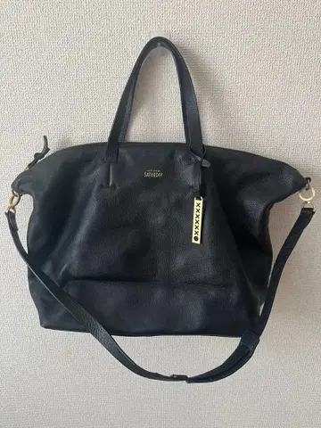 케이트 스페이드 새터데이 가죽 숄더백 블랙 여행 출장 당일치기 가방