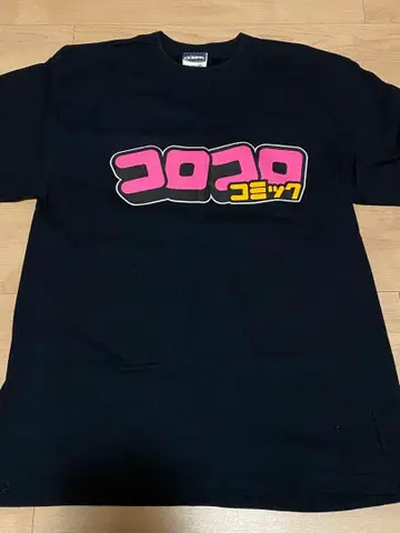 코로코로 코믹 T셔츠 블랙 M 코스파제 30주년 레어 구제 의류