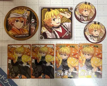 귀멸의 칼날 아가츠마 젠이츠 코스터 캔뱃지 카드