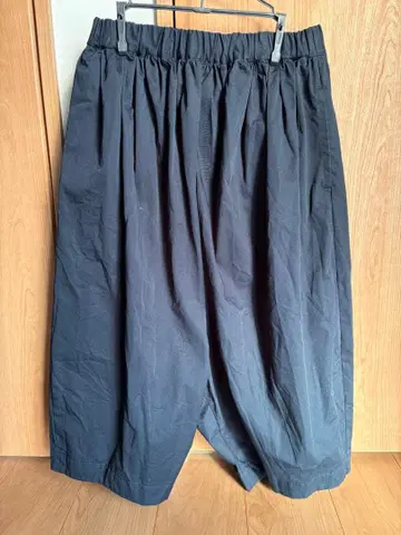 트라바유마뉴얼 벌룬 사루엘 팬츠 사이즈 M 네이비