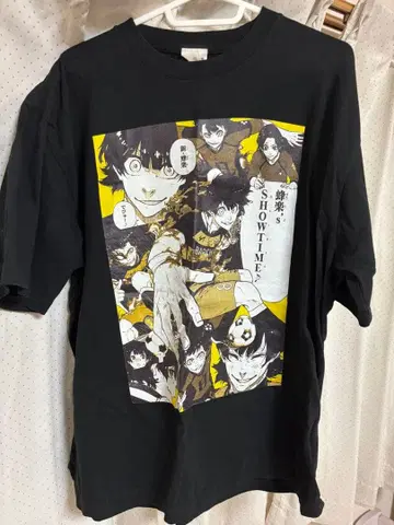 블루 록 블루록 바치라 메구루 블루록전 T셔츠 원화T