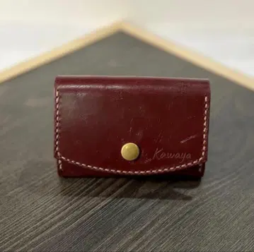 천연 가죽 브라이들 가죽 카드 케이스 대용량 와인 블랙 핸드메이드