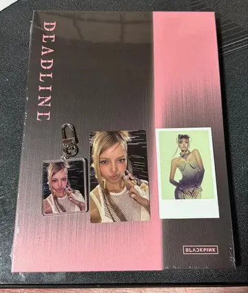 BLACKPINK DEADLINE 리사 트레이딩 카드 아크릴 키링