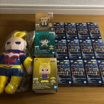 제일복권 나의 히어로 아카데미아 E상 올마이트 사운드 봉제 인형 세트