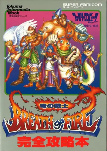 덕만서점 슈퍼 패미컴 브레스 오브 파이어 용의 전사 완전 공략집