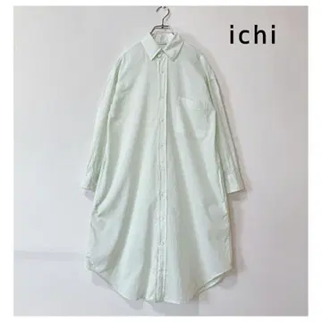 이치 내추럴한 색감이 멋진 스트라이프 셔츠 원피스