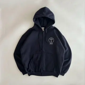 데드스탁 90s 자넷 잭슨 투어 지퍼 후드티 USA제