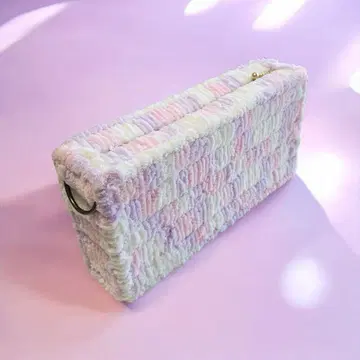 몽환룩 복슬복슬 파우치 파스텔 미니 숄더 화장품 파우치 덕질