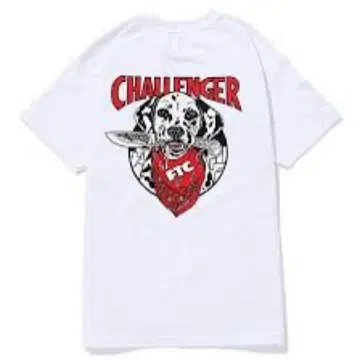 FTC 챌린저 화이트 티셔츠