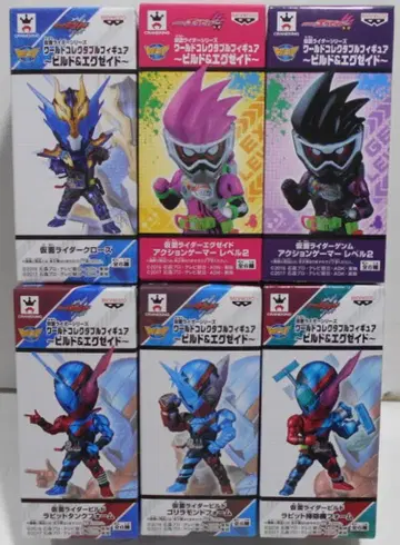 반프레스토 WCF 빌드&에그제이드 가면라이더 시리즈 전 6종 세트