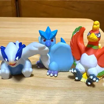 [포켓몬 키즈 전설] 루기아 호우오우 프리저 손가락 인형 3체