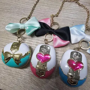 프리큐어 리본 포함 키링 3개 세트