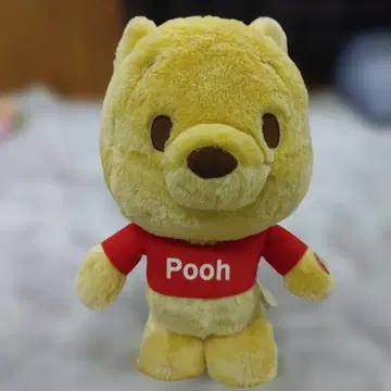 레어 곰돌이 푸 봉제 인형 홍콩 국제공항 디즈니 스토어