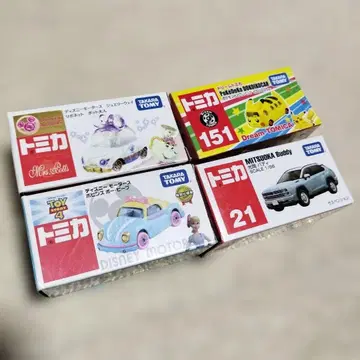 토미카 미니카 4개 세트 디즈니 모터스