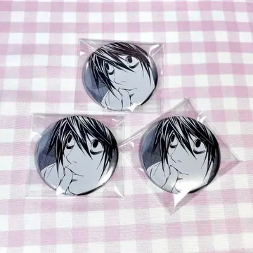 데스노트 전 L 엘 최애 캐릭터 배지 컬렉션 캔뱃지