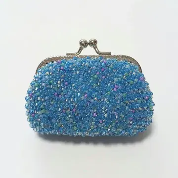 비즈 가마구치 동전 지갑 소품함 핸드메이드