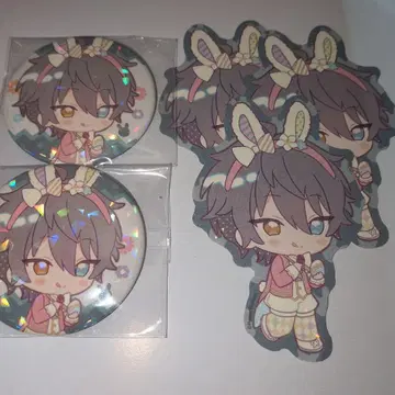 앙스타 애니카페 캔뱃지 스티커 카게히라 미카