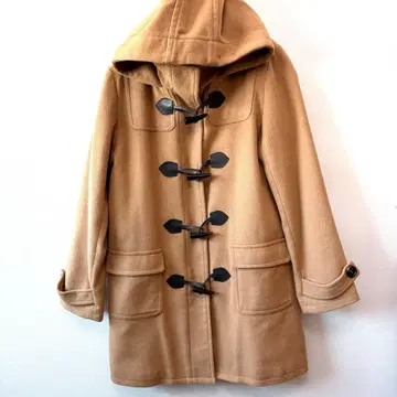 빔즈 BEAMS 베이지 브라운 더플 코트 코트