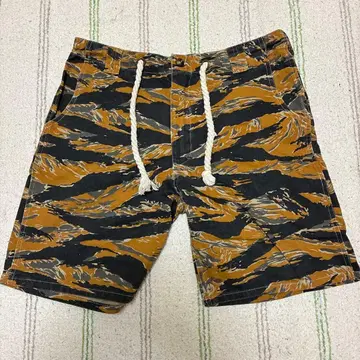 LEFLAH 하프 팬츠 호랑이 무늬 M 사이즈