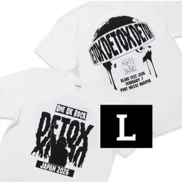 ONE OK ROCK DETOX T셔츠 L 사이즈 JAPAN 2026