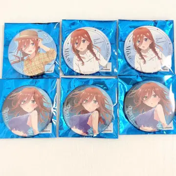 5등분의 신부 미쿠 트레이딩 캔뱃지 2025 나카노 미쿠 6점