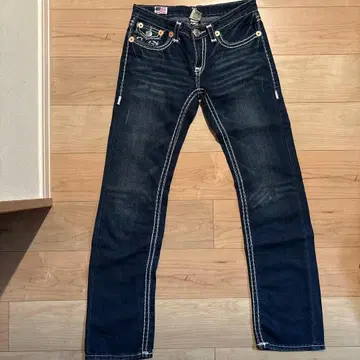 트루 릴리젼 빌리 슈퍼 T 다크 블루 데님 30