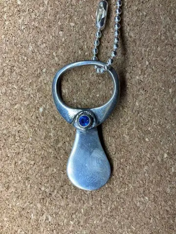 실버 925 풀 탭 목걸이 STERLING 볼 체인