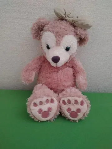 셰리메이 봉제 인형 S 사이즈 리본 포함 디즈니 중고 테디베어