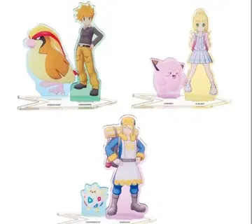 포켓몬 마스터즈 EX 트레이너 아크릴 스탠드 vol.2 풀 컴프 세트