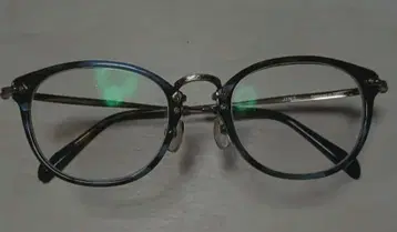 JINS 파랑금 라운드 안경