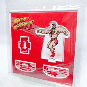 [새상품] 스트리트 파이터 픽셀 아트 아크릴 스탠드 Zangief
