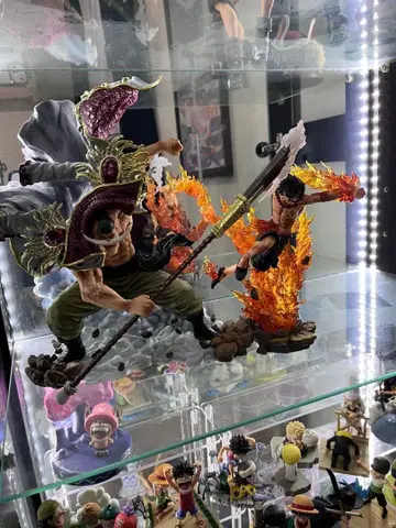 상자 없음 피규아트 에이스 흰 수염 피규어