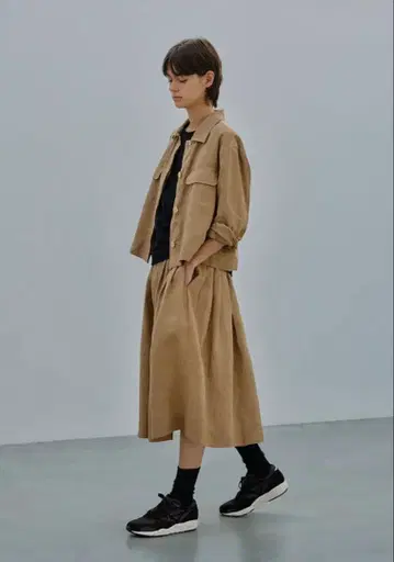 [ 2024SS ] 마가렛호웰 린넨 스커트 라이트 베이지