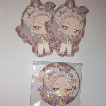 앙스타 애니카페 캔뱃지 스티커 란 나기사