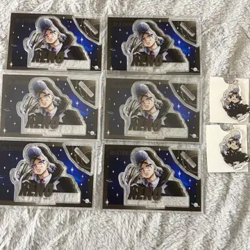 Dr.STONE 다이소 아크릴 스탠드 아크릴 키링 제노 세트