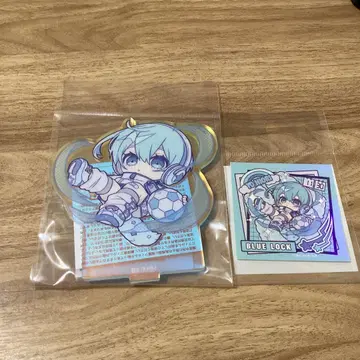 블루 록 파스텔팝 스티커 아크릴 스탠드 히오리 요