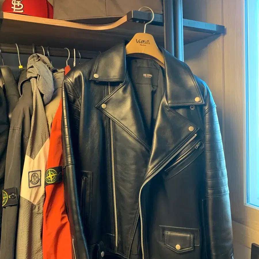 Wooyoungmi goat leather dual zip riders 【公式通販】