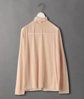 6(ROKU) SHEER TURTLE NECK PULLOVER 티셔츠