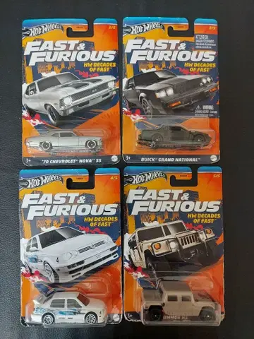 미개봉 새상품 [ 핫휠 와일드 스피드 4대 세트 ]