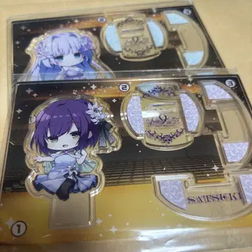 9-nine- 콘서트 흔들흔들 아크릴 스탠드 팔레트 코사카 하루카제 세트