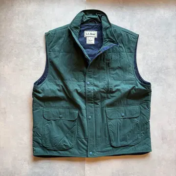 데드스탁 L.L.Bean 충전솜 베스트 L 그린