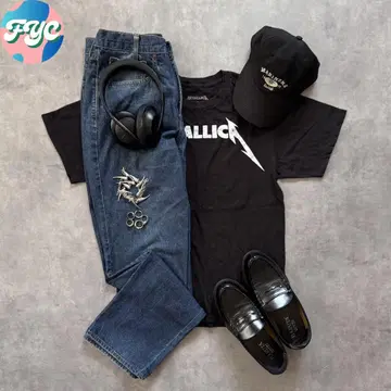 C-boy style Vol.11 해외 스트릿 코디 메탈리카 반팔 티셔츠