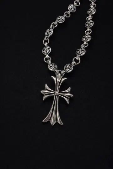 실버 크로스 목걸이 스몰 크로스