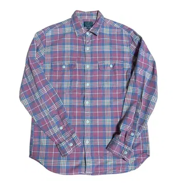 j.crew 플란넬 셔츠 체크 셔츠 핑크 구제 의류