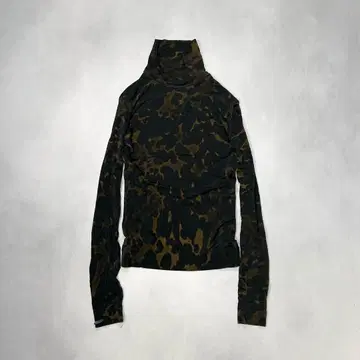 DRIES VAN NOTEN - rayon high neck top